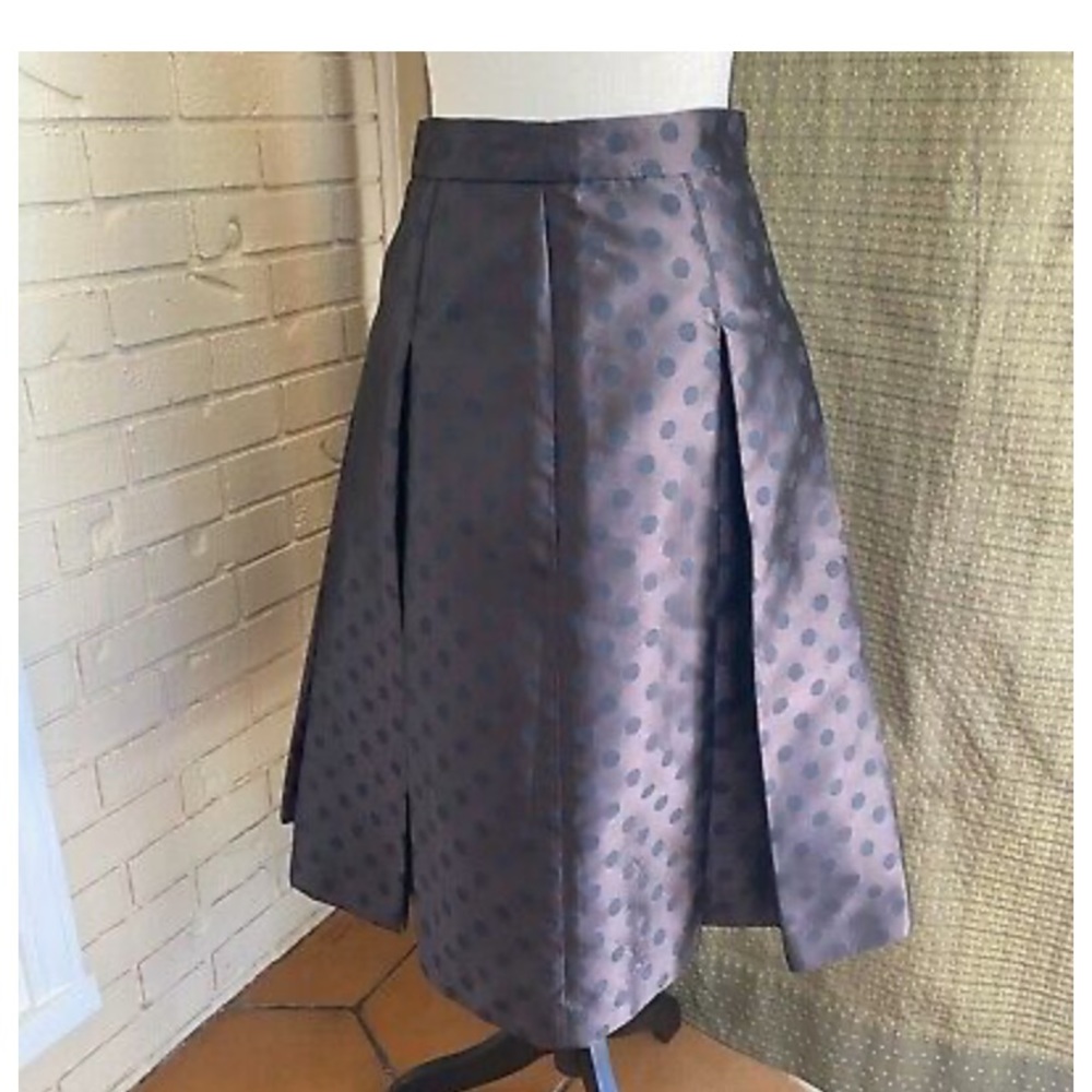Halogen formal polka dot skirt